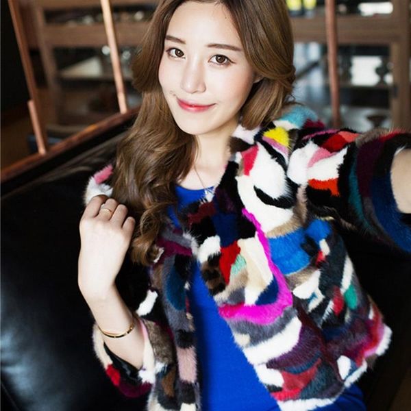 women's fur & faux ladies fashion winter pure natural mink coat short jacket seven color, Black
women's fur & faux ladies fashion winter pure natural mink coat short jacket seven color, Black