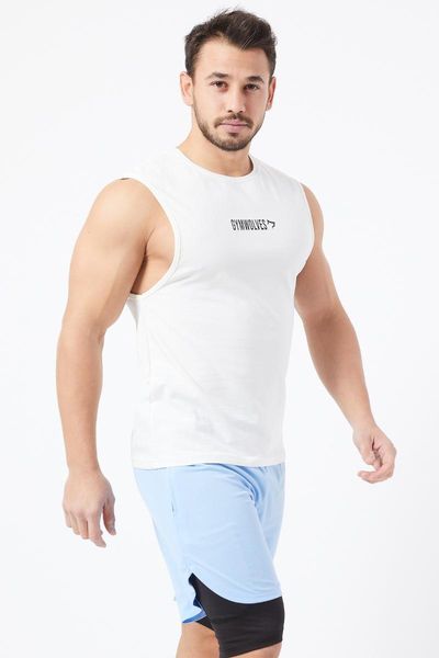 men's t-shirts gymwolves male sleeveless t-shirt | men 's sports workout tanktop, White;black
men's t-shirts gymwolves male sleeveless t-shirt | men 's sports workout tanktop, White;black