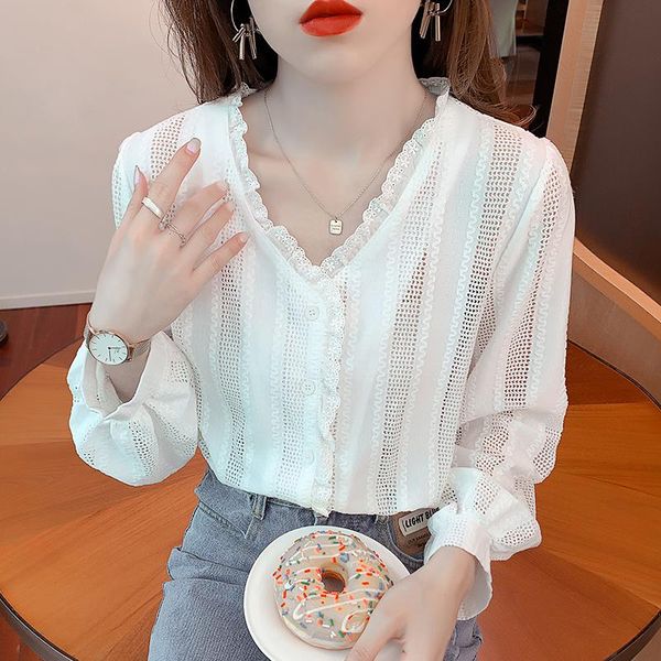 women's blouses & shirts coigarsam blouse women autumn 2021 office lady long sleeve lace solid straight v-neck white blusas womens and
women's blouses & shirts coigarsam blouse women autumn 2021 office lady long sleeve lace solid straight v-neck white blusas womens and