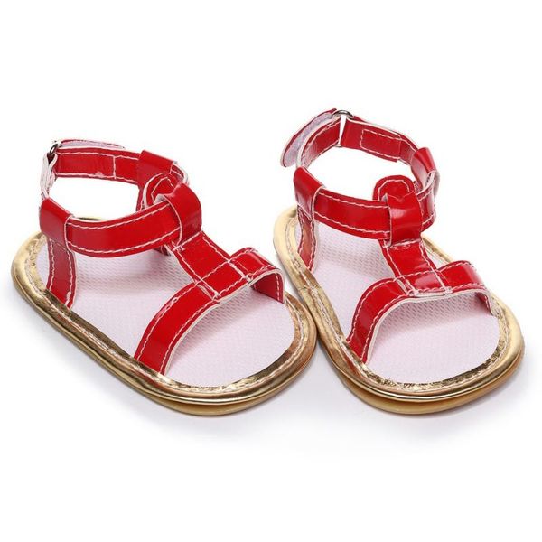 born footwear pu summer infant bright leather sandals for boys girls baby shoes simple fashion breathable non-slip, Black;red
born footwear pu summer infant bright leather sandals for boys girls baby shoes simple fashion breathable non-slip, Black;red