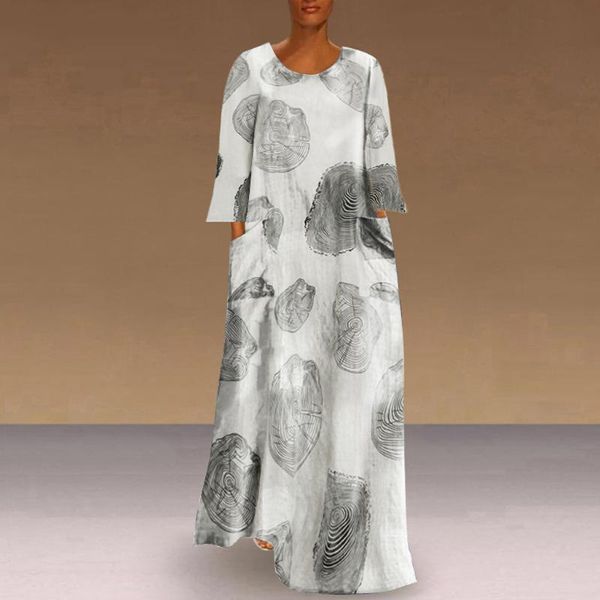 casual dresses jaycost women summer dress plus size print daily long sleeve vintage bohemian o neck maxi female fashion vestidos, Black;gray
casual dresses jaycost women summer dress plus size print daily long sleeve vintage bohemian o neck maxi female fashion vestidos, Black;gray