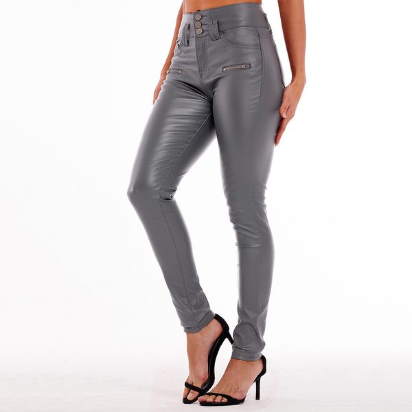 jeans high waist coated stretch large size faux pu leather women elegant grey ny pencil pants motorcycle jeans, Blue
jeans high waist coated stretch large size faux pu leather women elegant grey ny pencil pants motorcycle jeans, Blue