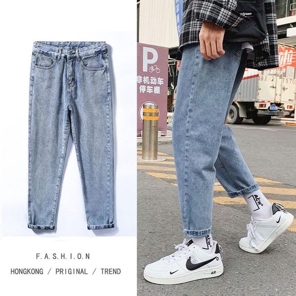 men's pants jeans men male mens classic fashions denim biker pant slim baggy straight trousers designer, Black
men's pants jeans men male mens classic fashions denim biker pant slim baggy straight trousers designer, Black