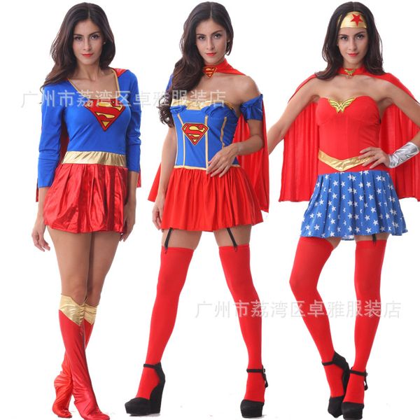 cosplay costumes female superman costume role cosplay game fun uniform, Black
cosplay costumes female superman costume role cosplay game fun uniform, Black