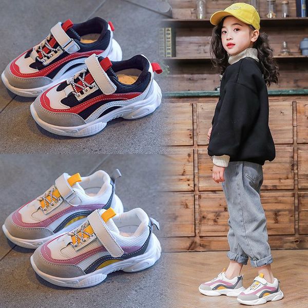 sneakers children running shoes kids 2021 spring sport for girls boys breathable size 26-36, Black;red
sneakers children running shoes kids 2021 spring sport for girls boys breathable size 26-36, Black;red