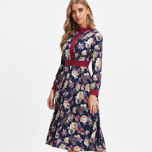 casual dresses plus size flower dress women patchwork vintage a-line print long sleeve autumn 2021 elegant midi, Black;gray
casual dresses plus size flower dress women patchwork vintage a-line print long sleeve autumn 2021 elegant midi, Black;gray
