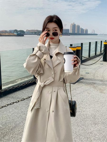 chic women windbreaker 2021 spring fall mid-length temperament british style fashion sashes ladies trench coat zh39 women's coats, Tan;black
chic women windbreaker 2021 spring fall mid-length temperament british style fashion sashes ladies trench coat zh39 women's coats, Tan;black