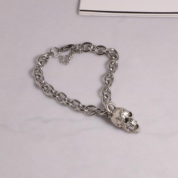 link, chain cuteeco hip hop multi-layer stainless steel skull bracelet punk dark girl fashion simplicity, Black
link, chain cuteeco hip hop multi-layer stainless steel skull bracelet punk dark girl fashion simplicity, Black