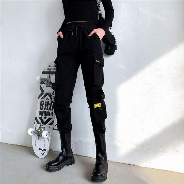 women's pants & capris 2021 spring summer cargo women harlan black fashion all-match casual female trousers streetwear clothing, Black;white
women's pants & capris 2021 spring summer cargo women harlan black fashion all-match casual female trousers streetwear clothing, Black;white