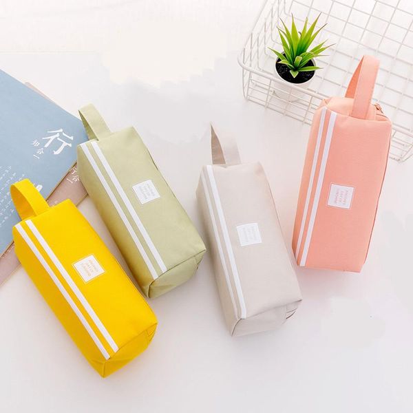 pencil cases colorful large capacity bags creative korea fabric pen box pouch case school office stationary supplies
pencil cases colorful large capacity bags creative korea fabric pen box pouch case school office stationary supplies