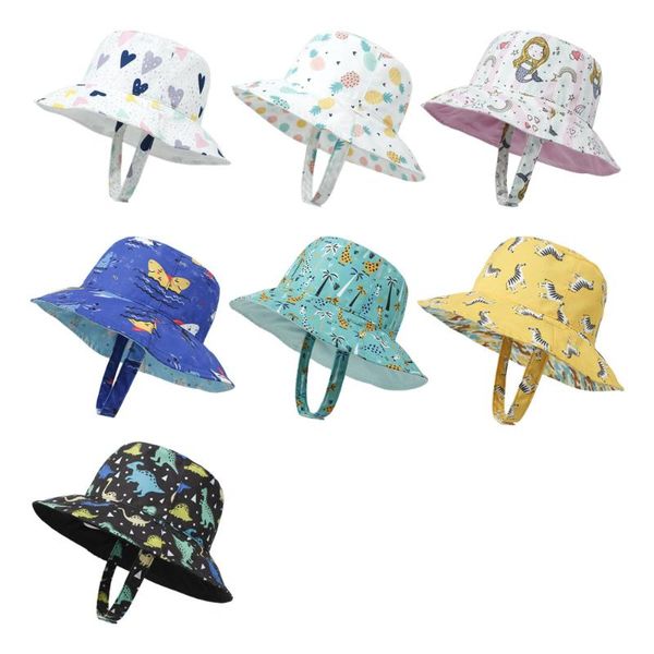 children's bucket hat cartoon printed baby cap double side wear panama design outdoor kids spring summer sunscreen czapki caps & hats, Yellow
children's bucket hat cartoon printed baby cap double side wear panama design outdoor kids spring summer sunscreen czapki caps & hats, Yellow