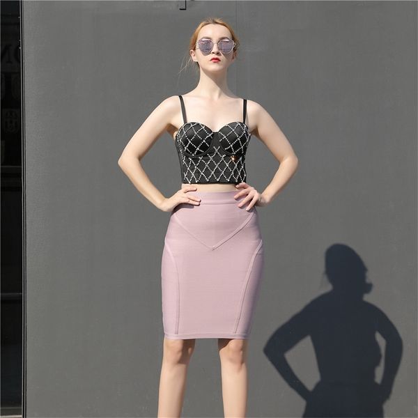 spring summer women 2 piece bandage skirts sets sleeveless elegant party two pieces set suits 210515, White
spring summer women 2 piece bandage skirts sets sleeveless elegant party two pieces set suits 210515, White
