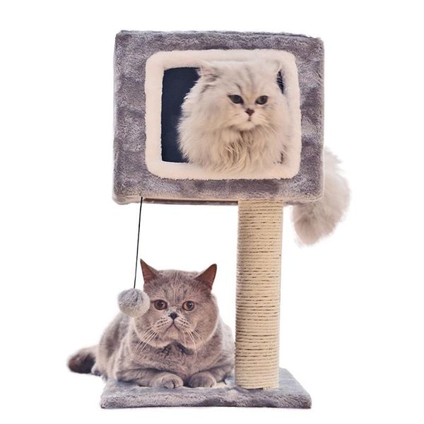 cat beds & furniture pet climbing frame luxury tower activity center kitten play house hole shelf toy