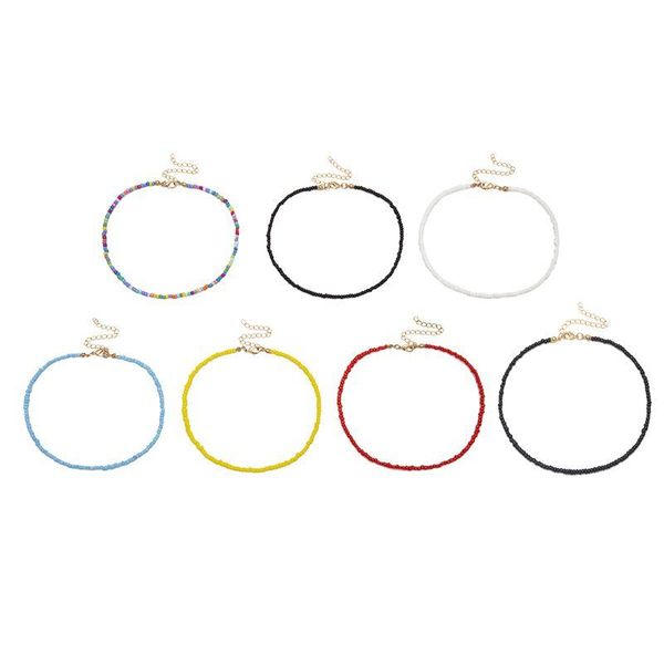 chokers ins boho all-match beaded necklace single layer niche simple design colorful sead beads choker jewelry for girls, Golden;silver
chokers ins boho all-match beaded necklace single layer niche simple design colorful sead beads choker jewelry for girls, Golden;silver