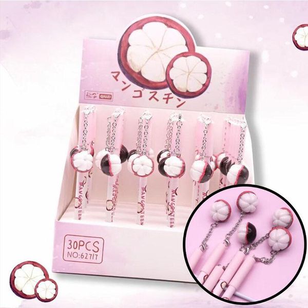 pcs/lot creative mangosteen pendant gel pen cute 0.5mm black ink neutral pens school writing supplies promotional gift
pcs/lot creative mangosteen pendant gel pen cute 0.5mm black ink neutral pens school writing supplies promotional gift
