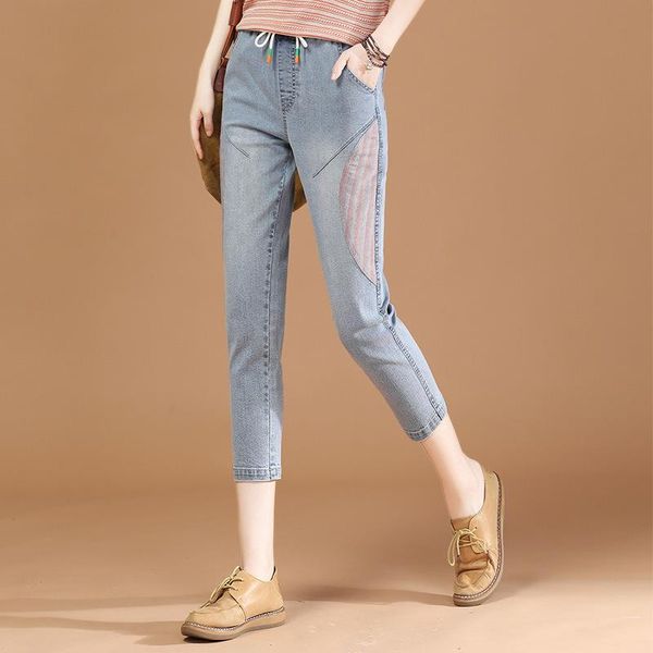 women's jeans summer pants women high waist denim fashion streetwear harem capri mom plus size, Blue
women's jeans summer pants women high waist denim fashion streetwear harem capri mom plus size, Blue