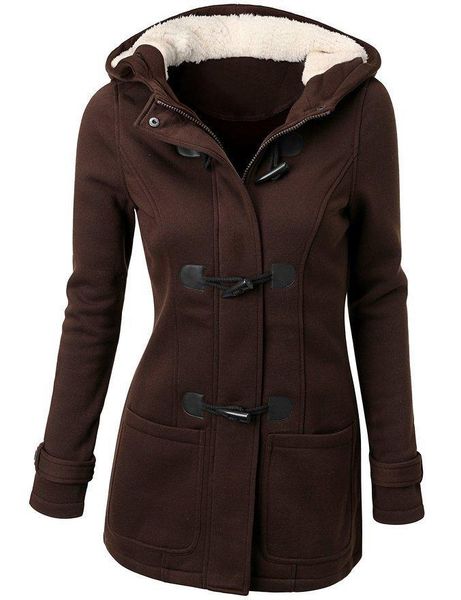 women's trench coats jacket style hooded fleece-lined single-breasted long coat stand collar multi-color woolen, Tan;black
women's trench coats jacket style hooded fleece-lined single-breasted long coat stand collar multi-color woolen, Tan;black