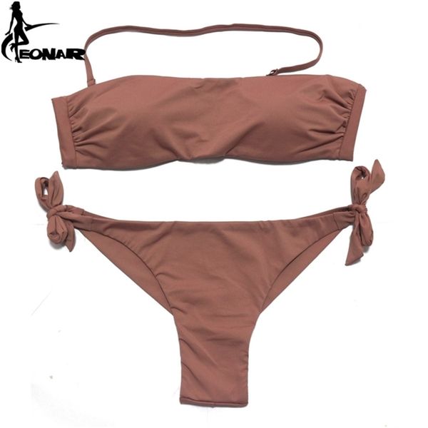 eonar bikini solid women swimsuit brazilian cut bottom bikini set push up swimwear femme bathing suits sport beach wear 210407, White;black
eonar bikini solid women swimsuit brazilian cut bottom bikini set push up swimwear femme bathing suits sport beach wear 210407, White;black