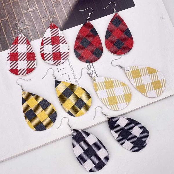 dangle & chandelier christmas faux leather earrings red plaid checkered teardrop for women gifts, Silver
dangle & chandelier christmas faux leather earrings red plaid checkered teardrop for women gifts, Silver