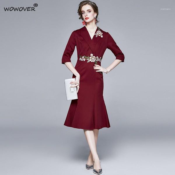casual dresses elegant office lady notched floral embroidery solid trumpet dress for party women autumn vestidos midi roupas femininas red r, Black;gray
casual dresses elegant office lady notched floral embroidery solid trumpet dress for party women autumn vestidos midi roupas femininas red r, Black;gray