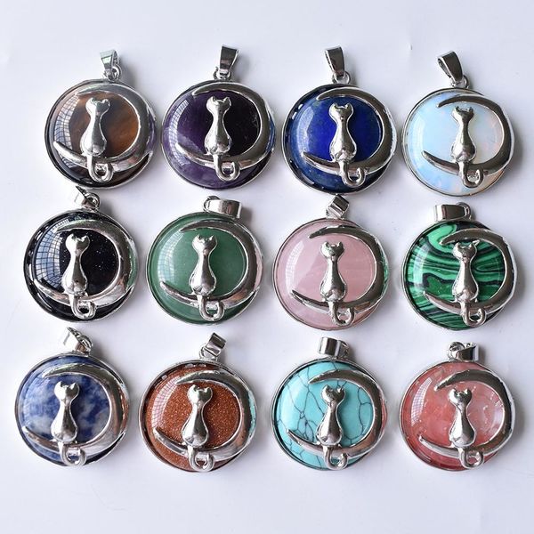 nieuwe mode kat maan hanger voor ketting ronde natuursteen leuke kitten lucky sieraden fit vrouwen kettingen gift wholesale12pcs, Bronze;silver
nieuwe mode kat maan hanger voor ketting ronde natuursteen leuke kitten lucky sieraden fit vrouwen kettingen gift wholesale12pcs, Bronze;silver