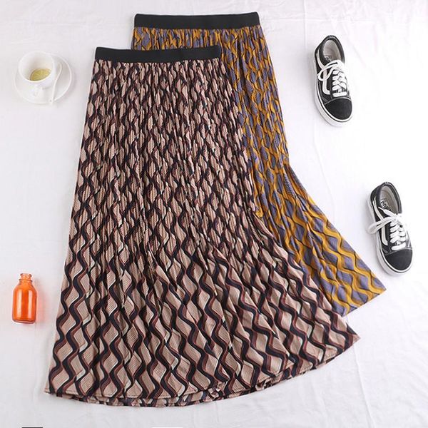 skirts spring retro color matching striped pleated thin skirt high street style mid-calf empire, Black
skirts spring retro color matching striped pleated thin skirt high street style mid-calf empire, Black