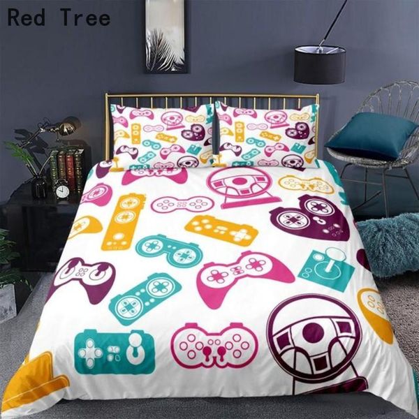 bedding sets 3d cartoon gamepad set king size duvet cover microfiber comforter 2/3pcs home textile kid boy bedclothes
bedding sets 3d cartoon gamepad set king size duvet cover microfiber comforter 2/3pcs home textile kid boy bedclothes