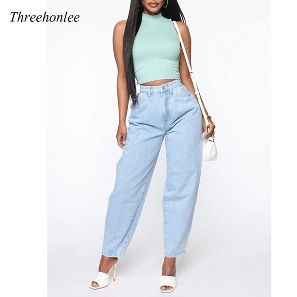 women's jeans loose wide-leg european and american style women long denim cotton casual high-quality, Blue
women's jeans loose wide-leg european and american style women long denim cotton casual high-quality, Blue