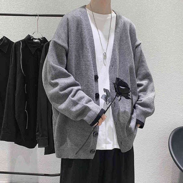 men's jackets korean-style male loose sweater, harajuku sweater jumpers for men v0cc, Black;brown
men's jackets korean-style male loose sweater, harajuku sweater jumpers for men v0cc, Black;brown