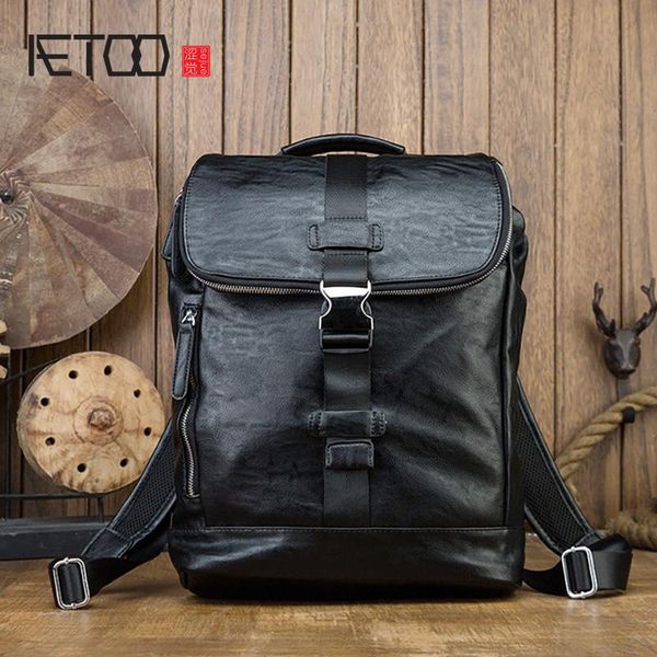 backpack aetoo leather backpack, fashion trend for boys, youth schoolbag, large capacity leisure travel
backpack aetoo leather backpack, fashion trend for boys, youth schoolbag, large capacity leisure travel
