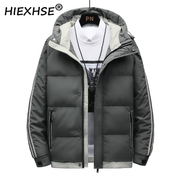 men winter casual thick warm waterproof cotton jacket parkas autumn outwear windproof hat hooded 211214, Black
men winter casual thick warm waterproof cotton jacket parkas autumn outwear windproof hat hooded 211214, Black