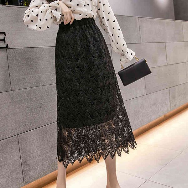 casual dresses lace skirts womens korean fashion solid color elastic high waist ladies skirt hollow out spring wild slim midi fema, Black;gray
casual dresses lace skirts womens korean fashion solid color elastic high waist ladies skirt hollow out spring wild slim midi fema, Black;gray