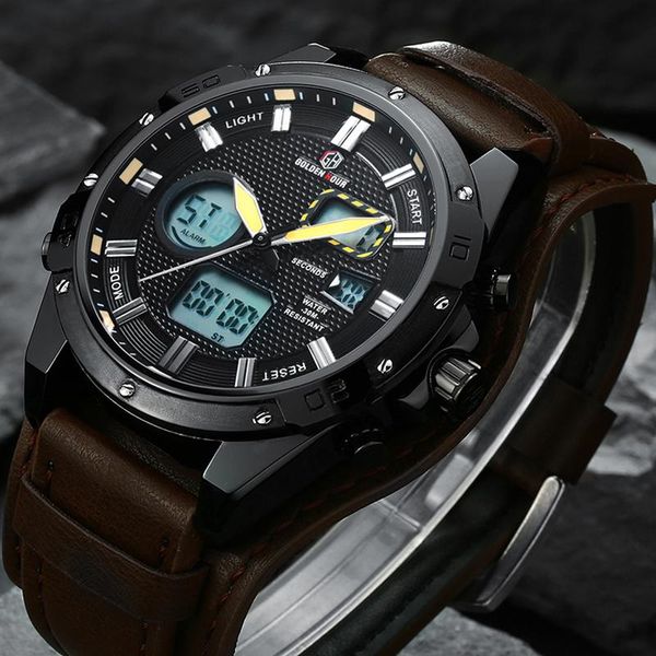 wristwatches goldenhour sport leather men watches fashion quartz watch date week display wristwatch analog waterproof male clock relogio, Slivery;brown
wristwatches goldenhour sport leather men watches fashion quartz watch date week display wristwatch analog waterproof male clock relogio, Slivery;brown