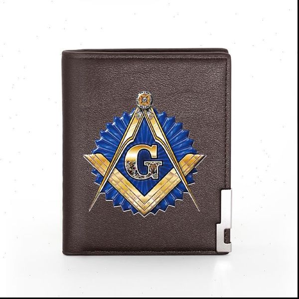 and accepted masons logo printing pu leather wallet men bifold credit card holder short purse male, Red;black
and accepted masons logo printing pu leather wallet men bifold credit card holder short purse male, Red;black