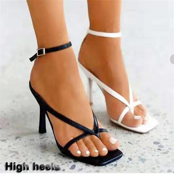dress shoes for women heels large size square toe metal buckle strap european and american stiletto sandals high, Black
dress shoes for women heels large size square toe metal buckle strap european and american stiletto sandals high, Black