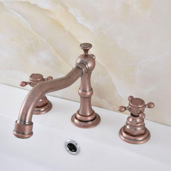 bathroom sink faucets rome red antique copper brass deck mounted dual handles widespread 3 holes basin faucet mixer water taps msf630
bathroom sink faucets rome red antique copper brass deck mounted dual handles widespread 3 holes basin faucet mixer water taps msf630