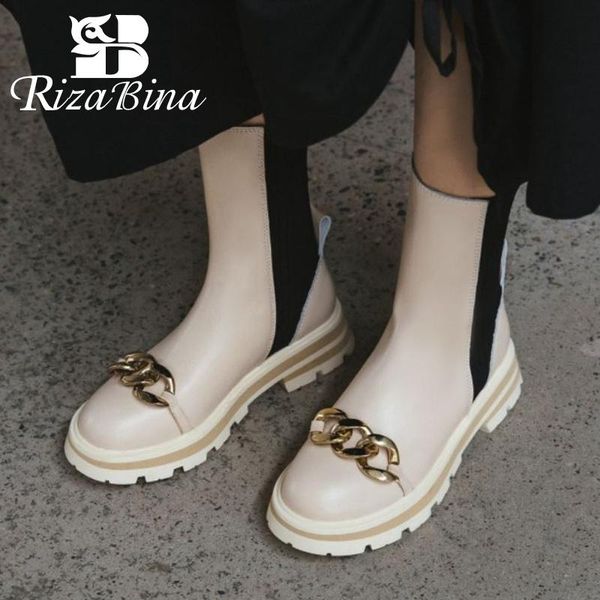 boots rizabina 2021 genuine leather ankle shoes round toe metal chains cool daily winter fashion ladies footwear size 34-40, Black
boots rizabina 2021 genuine leather ankle shoes round toe metal chains cool daily winter fashion ladies footwear size 34-40, Black