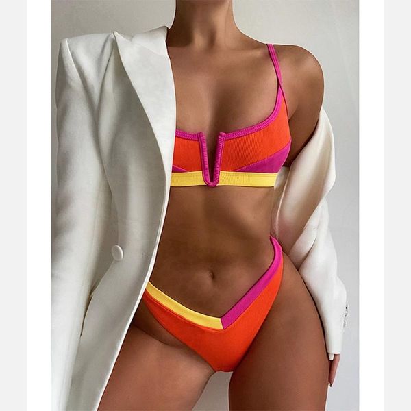 women's swimwear bikini tiro alto 2 piece swimsuit women bathing suit biquini 2021 maillot de bain femme monokini tankini, White;black
women's swimwear bikini tiro alto 2 piece swimsuit women bathing suit biquini 2021 maillot de bain femme monokini tankini, White;black