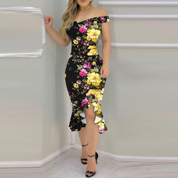 harajuku fashion floral print plain womens dress cold shoulder ruffle loose hem slit summer ropa mujer vetements, Black;gray
harajuku fashion floral print plain womens dress cold shoulder ruffle loose hem slit summer ropa mujer vetements, Black;gray