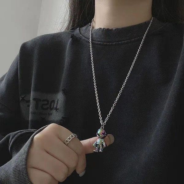 pendant necklaces couple hip hop punk cute astronaut necklace for men and women creativity fashion trend a pair of girlfriends gift party, Silver
pendant necklaces couple hip hop punk cute astronaut necklace for men and women creativity fashion trend a pair of girlfriends gift party, Silver