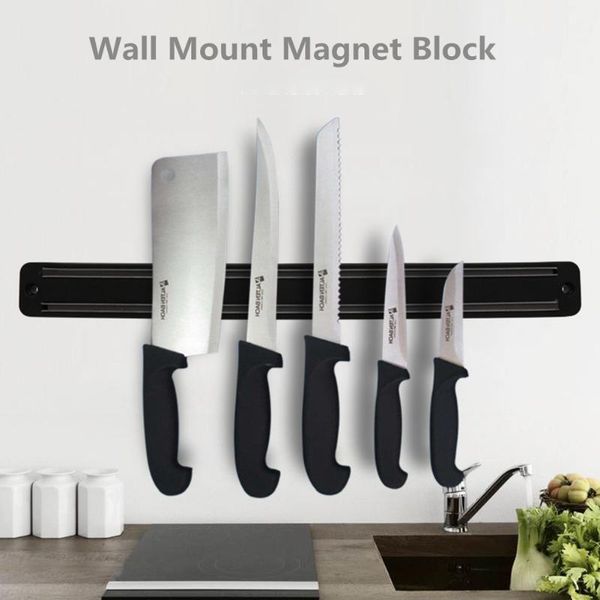 household kitchen magnetic knife holder stand bar strip wall mount magnet block for knives storage rack cooking accessories & organization
household kitchen magnetic knife holder stand bar strip wall mount magnet block for knives storage rack cooking accessories & organization
