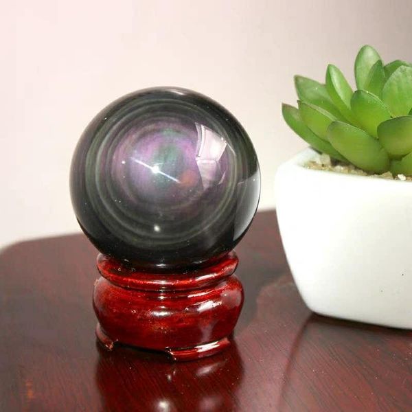 natural cats eye obsidian quartz crystal sphere ball rare decorative objects & figurines
natural cats eye obsidian quartz crystal sphere ball rare decorative objects & figurines