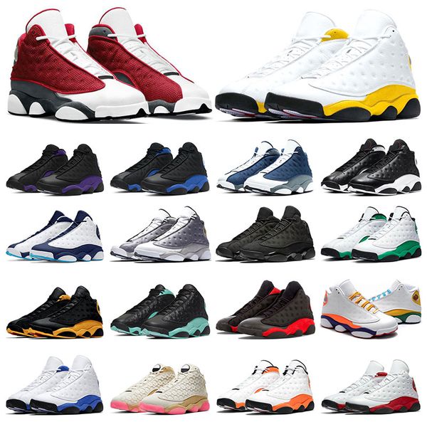13 men basketball shoes 13s university gold hyper royal red flint obsidian black cat court purple sports running sneakers size 7-13, White;red
13 men basketball shoes 13s university gold hyper royal red flint obsidian black cat court purple sports running sneakers size 7-13, White;red