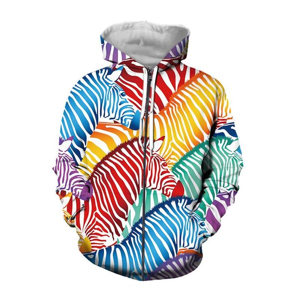 men's hoodies & sweatshirts liasoso 2021 zebra funny vintage hoodie men long sleeves 3d print zipper/hooded/sweatshirts/jacket/men/wome, Black
men's hoodies & sweatshirts liasoso 2021 zebra funny vintage hoodie men long sleeves 3d print zipper/hooded/sweatshirts/jacket/men/wome, Black
