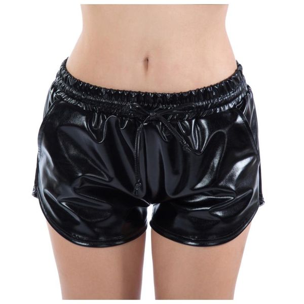 women's leggings leggins mujer short panty glossy women metallic rave dance leather trousers pants pantalon pour, Black
women's leggings leggins mujer short panty glossy women metallic rave dance leather trousers pants pantalon pour, Black