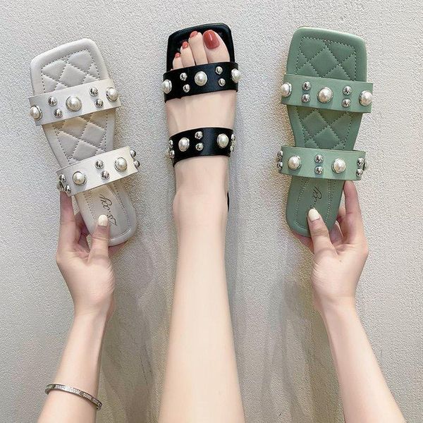 slippers 2021 fashion party dresses shoes fulgurant pearl sandals thin belt roman flat women flip flops casual beach, Black
slippers 2021 fashion party dresses shoes fulgurant pearl sandals thin belt roman flat women flip flops casual beach, Black