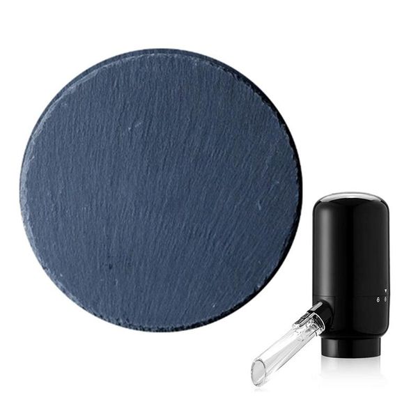 dishes & plates 1 pcs 10 inch round natural black stone plate wine aerator pourer, electric accelerated oxidation decanter
dishes & plates 1 pcs 10 inch round natural black stone plate wine aerator pourer, electric accelerated oxidation decanter