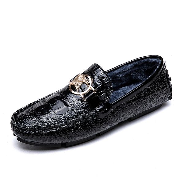 man winter casual cotton-padded peas shoe male fashion leather cold-proof loafers moccasins masculino slip-on flats driving shoe, Black
man winter casual cotton-padded peas shoe male fashion leather cold-proof loafers moccasins masculino slip-on flats driving shoe, Black