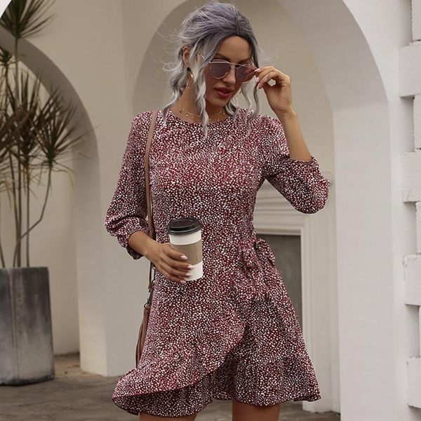 casual dresses autumn summer ladies asymmetrical dress 3/4 long sleeve split polka dot printed women mini red white female d25, Black;gray
casual dresses autumn summer ladies asymmetrical dress 3/4 long sleeve split polka dot printed women mini red white female d25, Black;gray