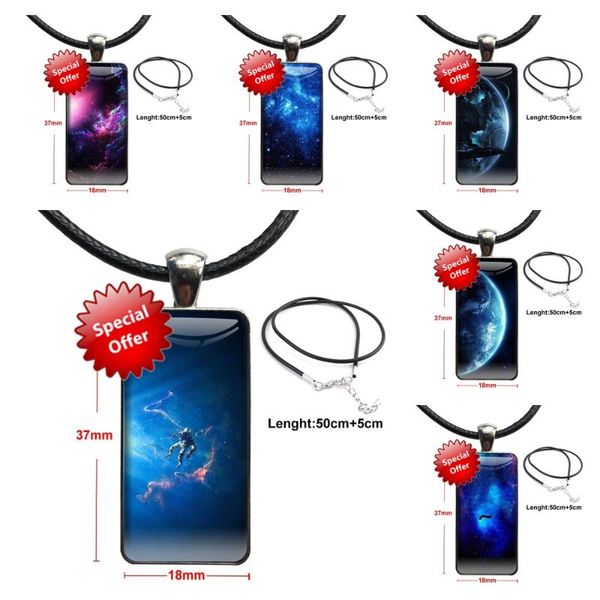 pendant necklaces fashion glass cabochon necklace women steel color choker rectangle space universe for gift, Silver
pendant necklaces fashion glass cabochon necklace women steel color choker rectangle space universe for gift, Silver